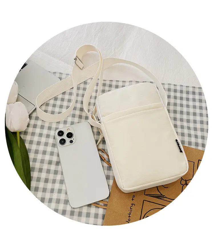 Trendy Yellow Square Mobile Phone Bag for Women — feature 28