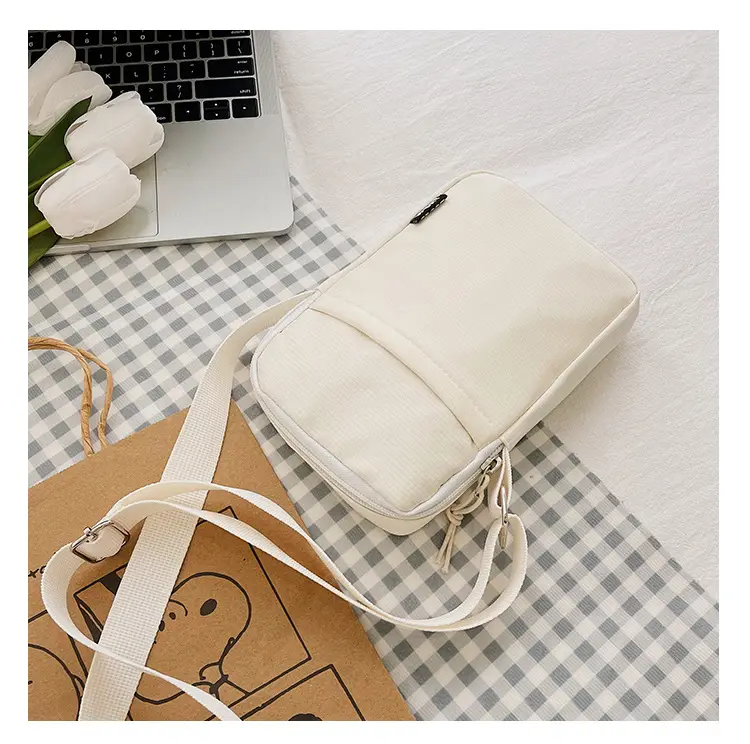 Trendy Yellow Square Mobile Phone Bag for Women — feature 29