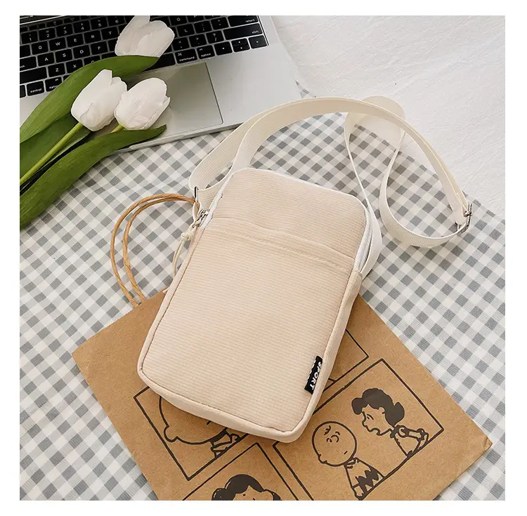Trendy Yellow Square Mobile Phone Bag for Women — feature 35