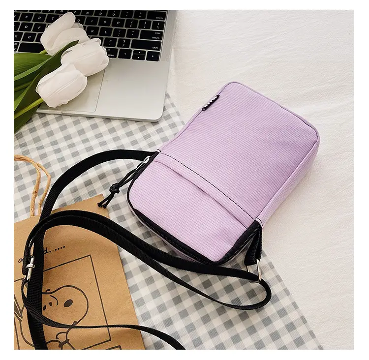 Trendy Yellow Square Mobile Phone Bag for Women — feature 38