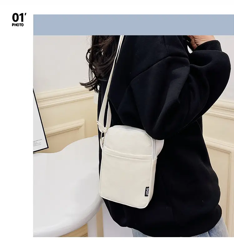 Trendy Yellow Square Mobile Phone Bag for Women — feature 4
