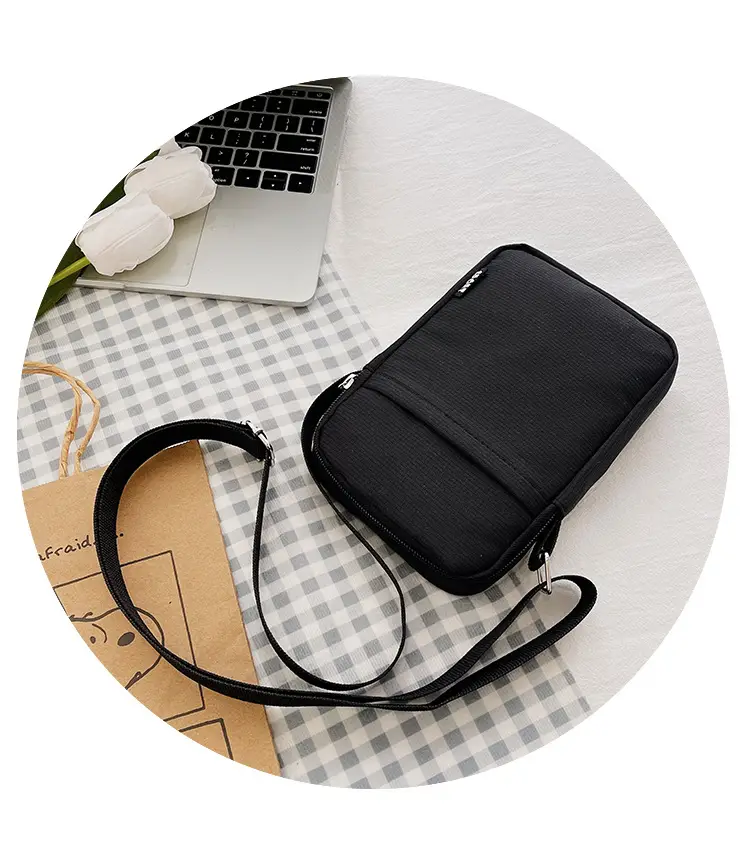 Trendy Yellow Square Mobile Phone Bag for Women — feature 45