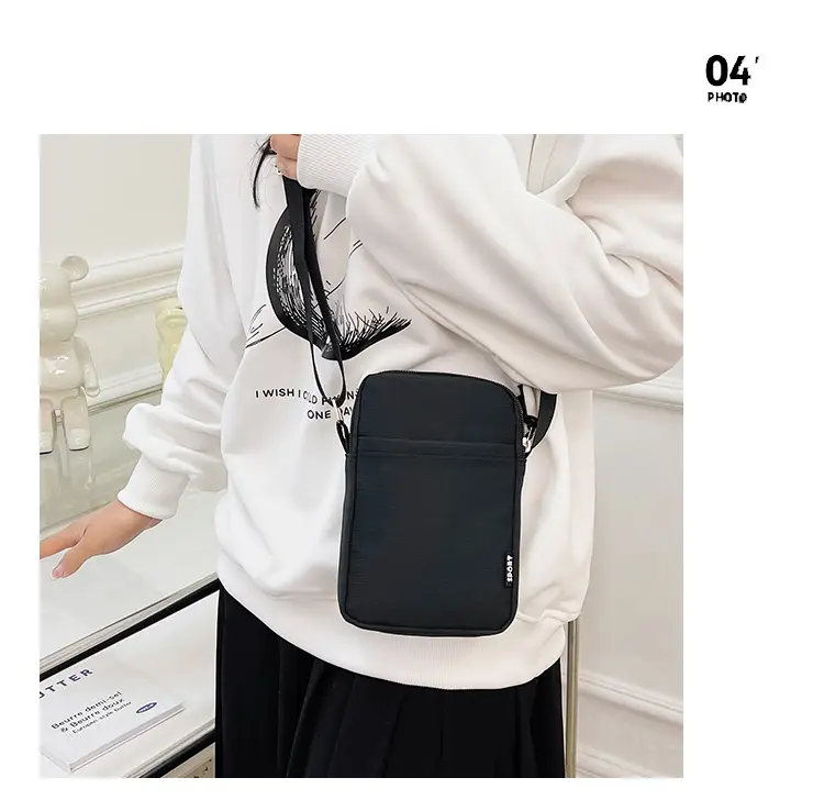 Trendy Yellow Square Mobile Phone Bag for Women — feature 7