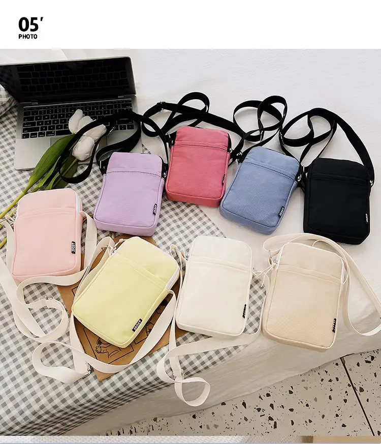 Trendy Yellow Square Mobile Phone Bag for Women — feature 8