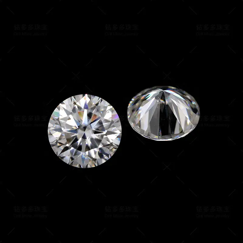Moissanite Round Cut Diamonds for Men - Image 2