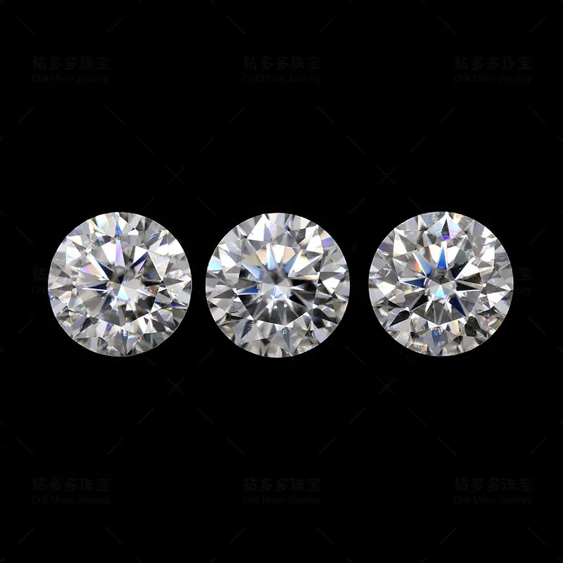Moissanite Round Cut Diamonds for Men - Image 3
