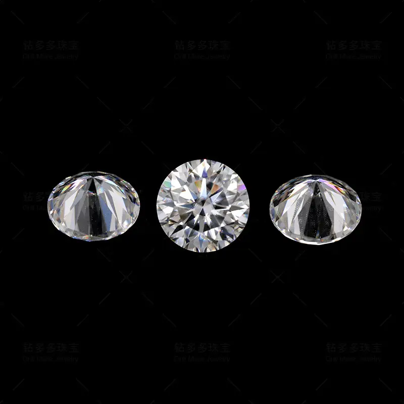 Moissanite Round Cut Diamonds for Men - Image 4