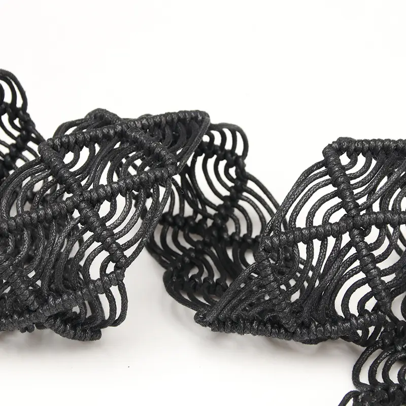 New Bohemian Hollow Woven Wax Rope Belt for Women - Image 9