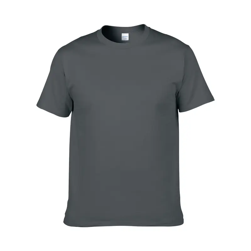 Pure Cotton Gray T-Shirt for Men Women 180g Export Large - Image 5