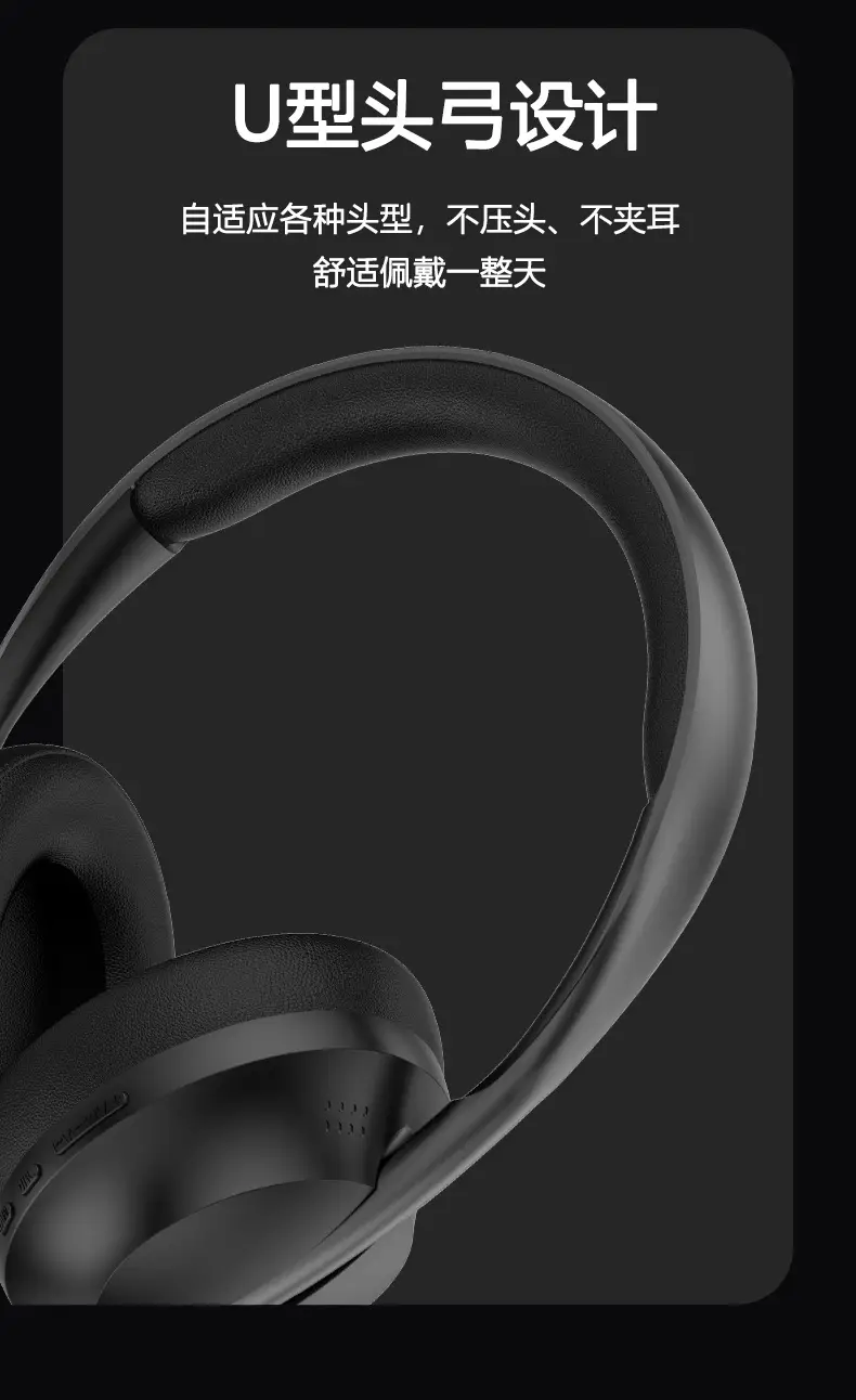 Wireless Over-Ear Bluetooth Headphones P733 Grey — feature 12