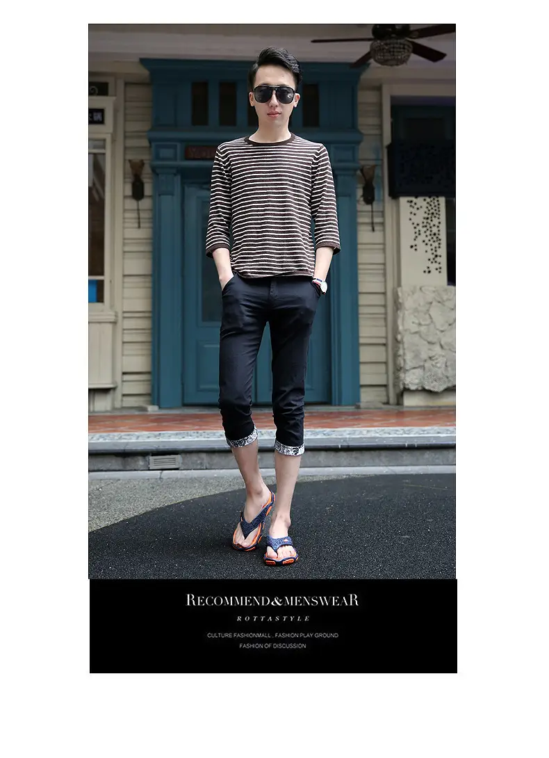 Men's Grey Beach Flats with Red Sole — feature 22