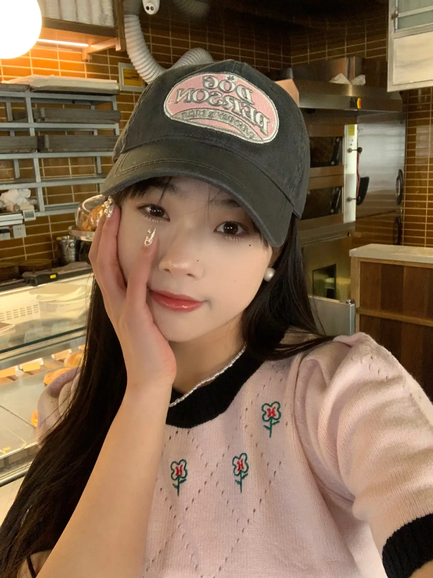 Women American Retro Embroidered Cap Baseball Cap - Image 6