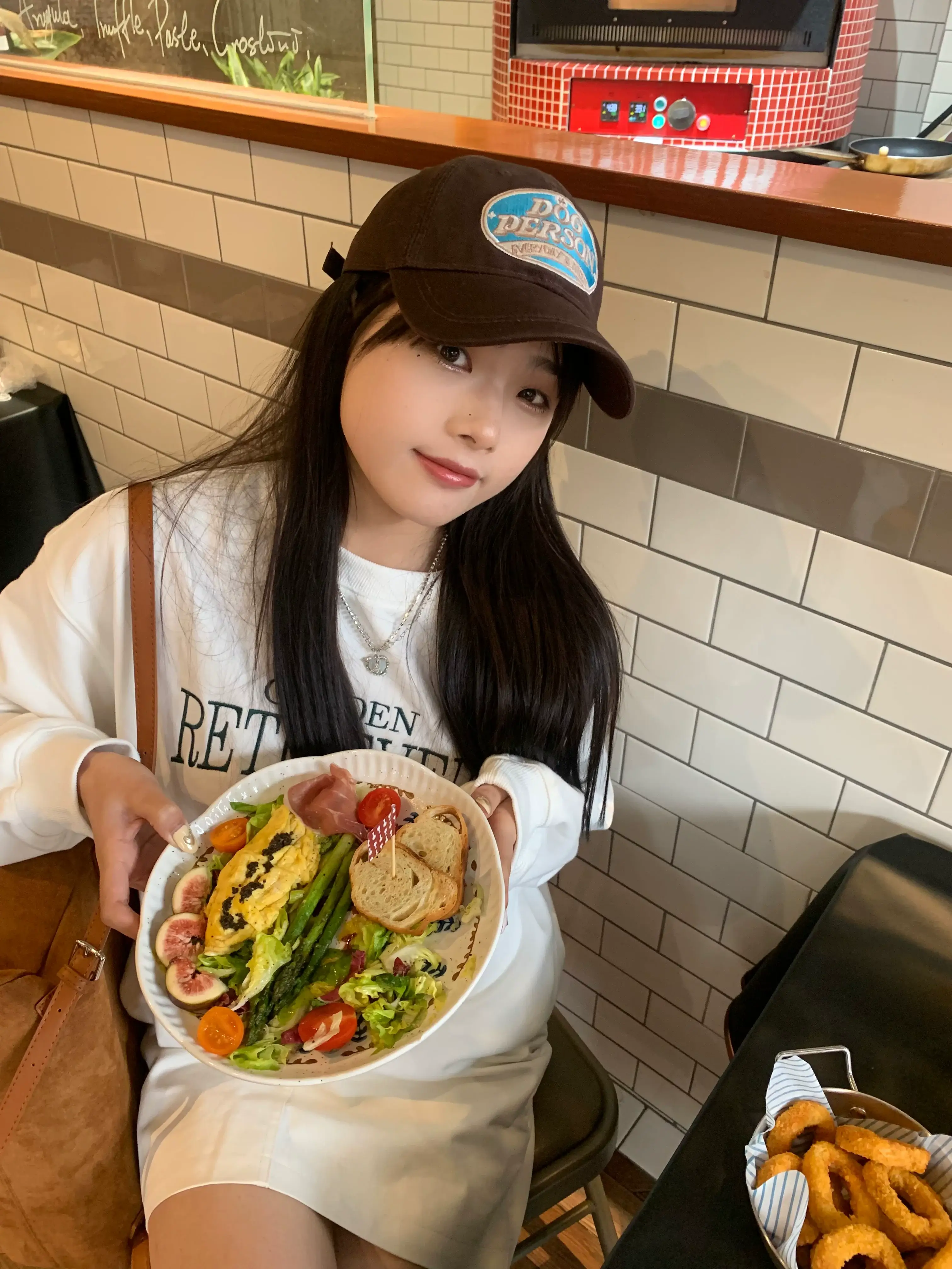Women American Retro Embroidered Cap Baseball Cap — feature 11