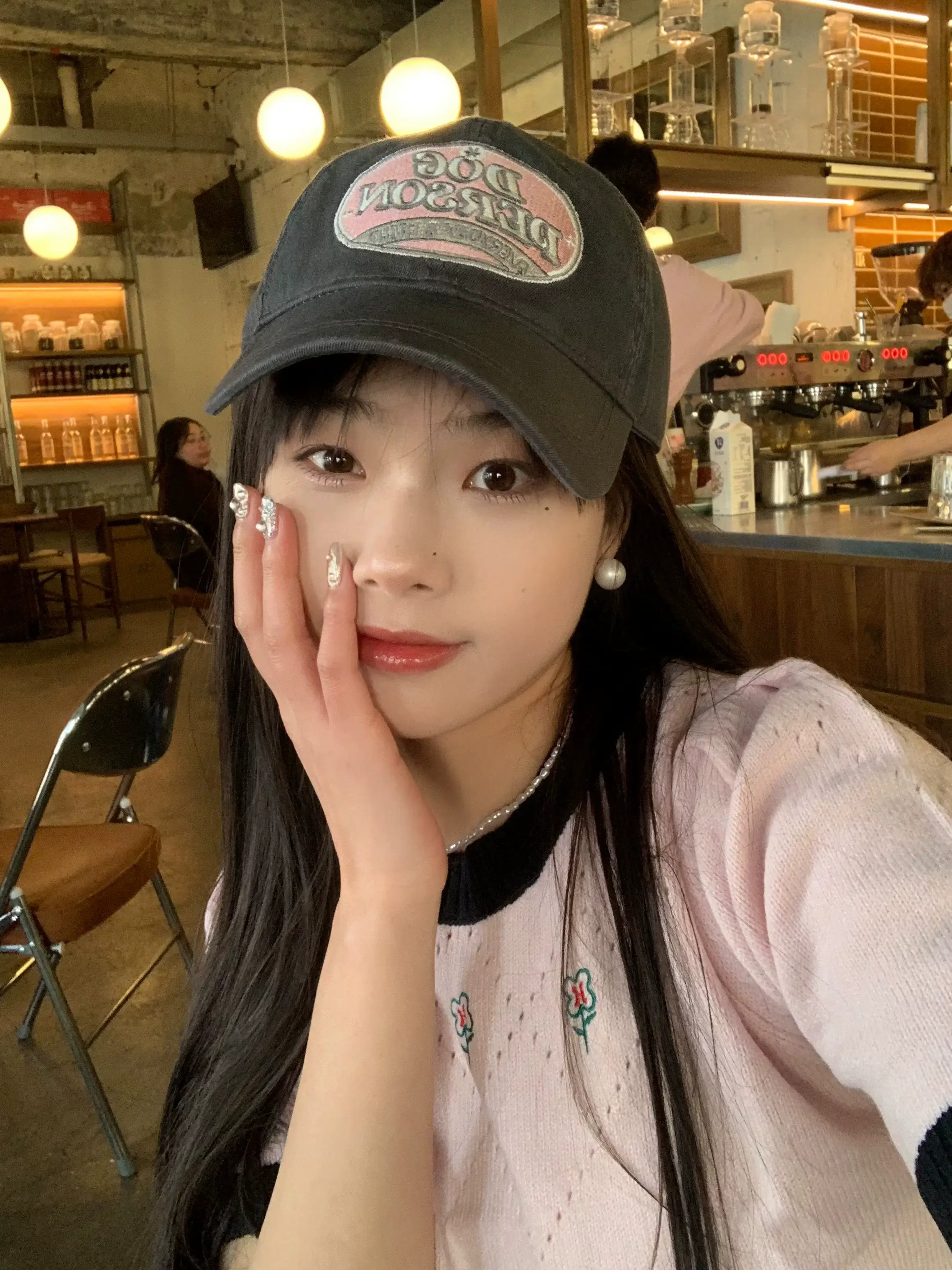Women American Retro Embroidered Cap Baseball Cap — feature 13