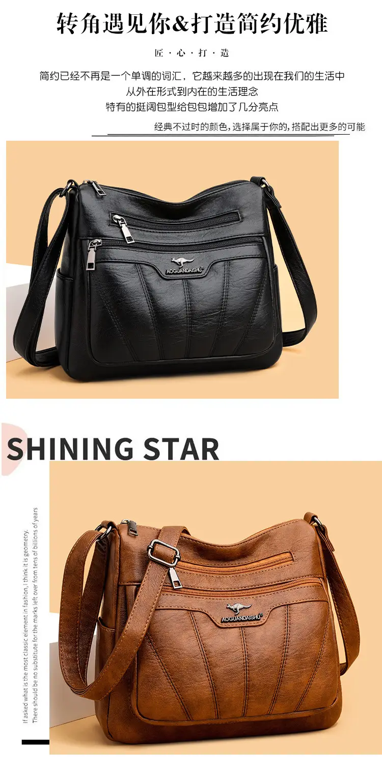 Black Embroidered Shoulder Crossbody Bag for Women 2025 — feature 11