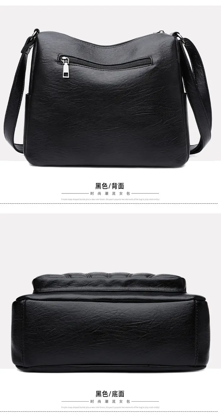 Black Embroidered Shoulder Crossbody Bag for Women 2025 — feature 22