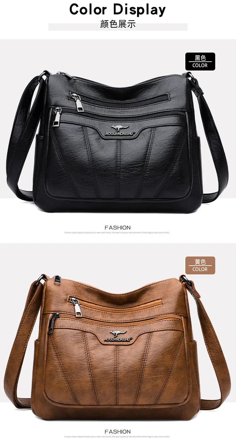 Black Embroidered Shoulder Crossbody Bag for Women 2025 — feature 23
