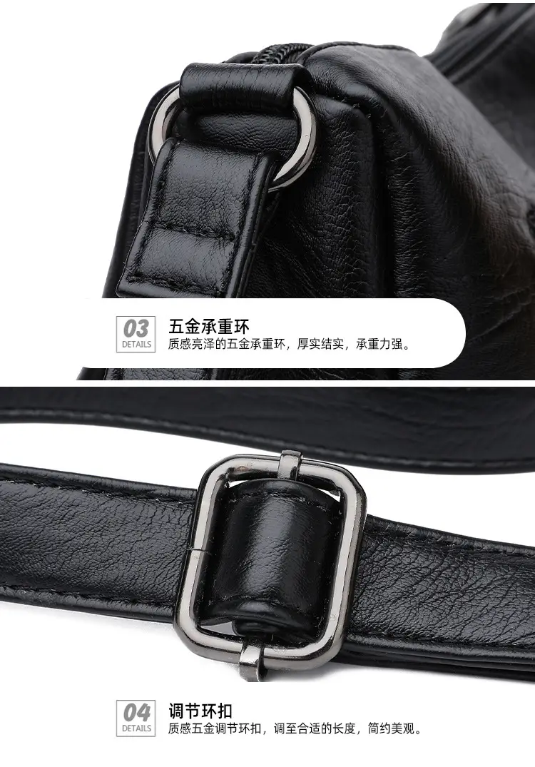 Black Embroidered Shoulder Crossbody Bag for Women 2025 — feature 26