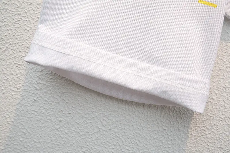 Children Cotton Polo Short Sleeve Suit White Blue Shorts — feature 18