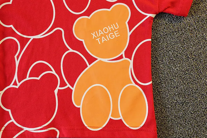 Children Cotton Printed T-Shirt Shorts Set Summer Boys Girls — feature 8