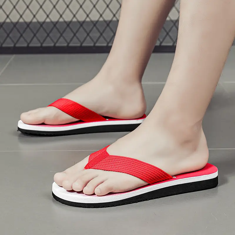2022 Blue Casual Sandals Korean Style Beach Flip Flops