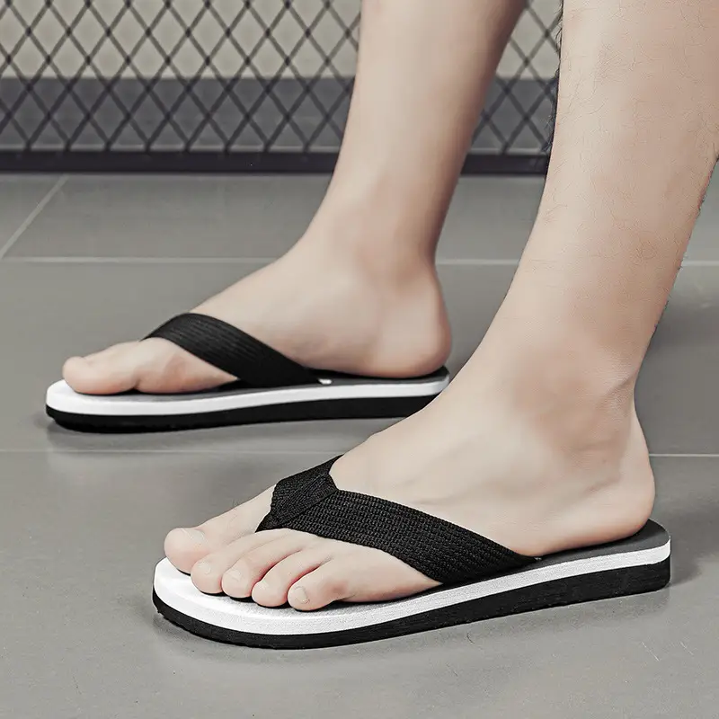 2022 Blue Casual Sandals Korean Style Beach Flip Flops