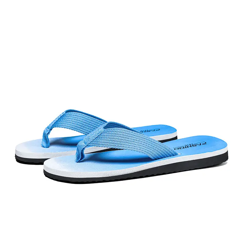 2022 Blue Casual Sandals Korean Style Beach Flip Flops