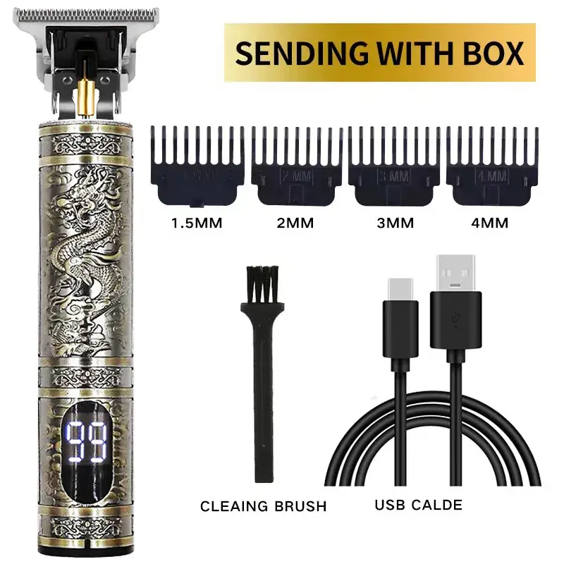 Cross-Border T9 Hair Clipper Bald Electric Clipper Oil Head - Image 3