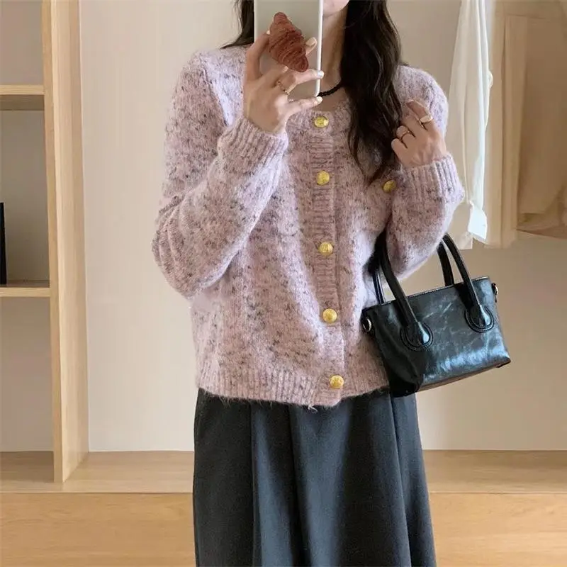 Hollow Knitted V Neck Top Yellow Summer Wear — feature 9