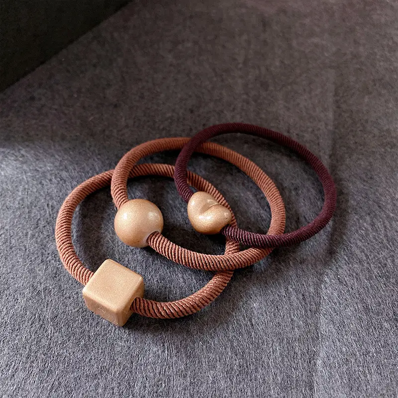 Elegant Gold Square Hair Rope Bands for Women - Image 7