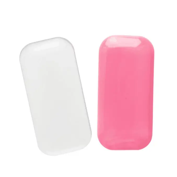 Silicone Eyelash Spacer Tool Pink Flat Base