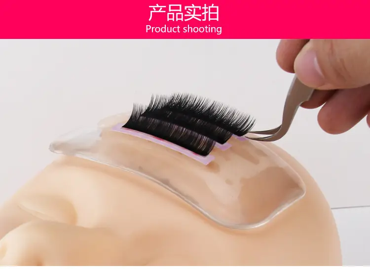 Silicone Eyelash Spacer Tool Pink Flat Base — feature 5