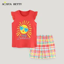 Yellow Cotton Round Neck T-Shirt for Kids Summer â feature 23