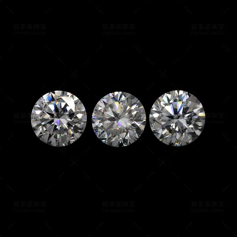 Moissanite Def Color Round Bare Stone 8x8mm - Image 4