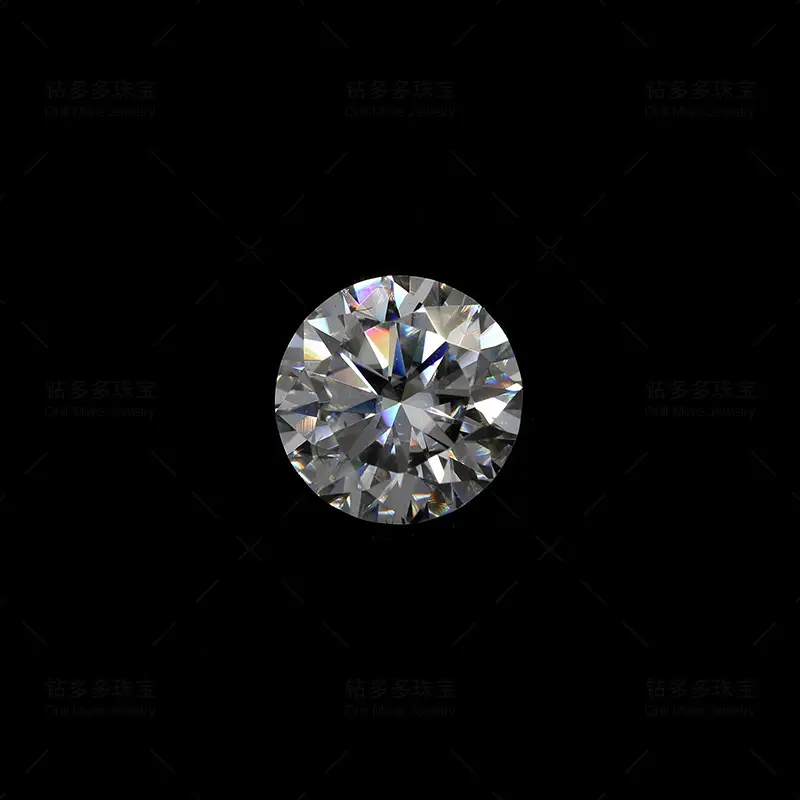 Moissanite Def Color Round Bare Stone 8x8mm — feature 3