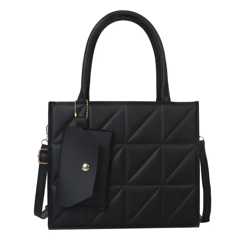 Green Quilted Women's Shoulder Messenger Bag - Image 9