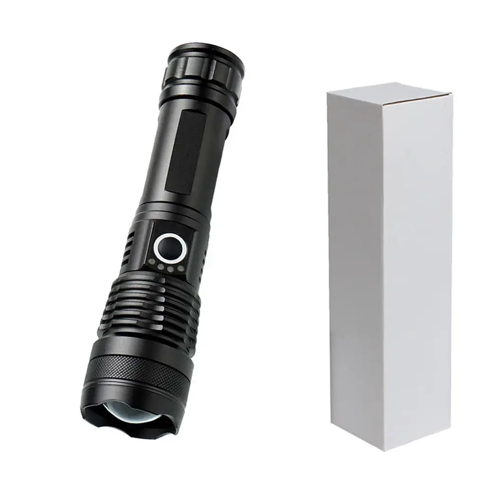 USB Charging Telescopic Flashlight P50 Aluminum Strong Light