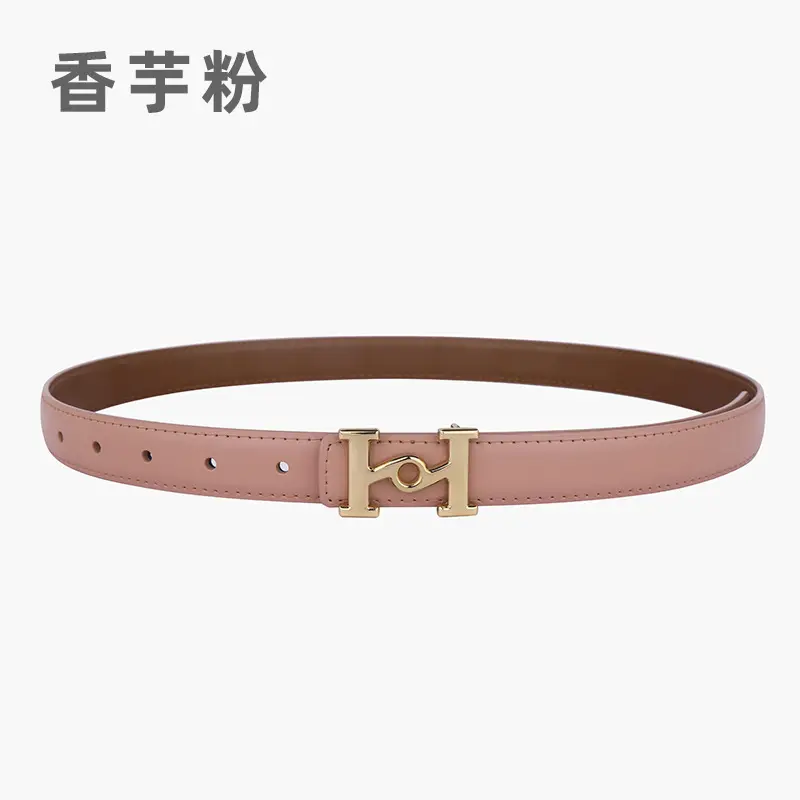 New Leather Belt Women's Retro Joker Brown Teal - Image 11