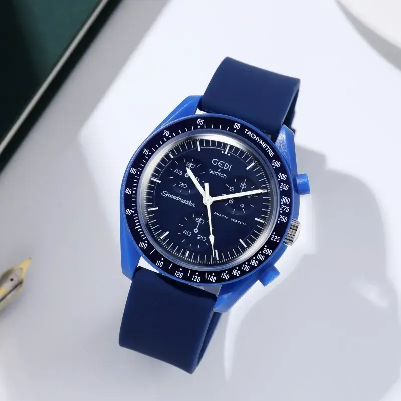 Pink Silicone Student Watch with Chronograph Function - Image 8