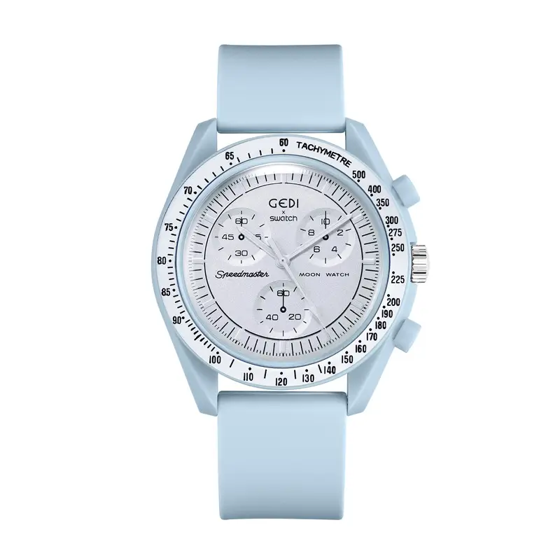 Pink Silicone Student Watch with Chronograph Function — feature 18