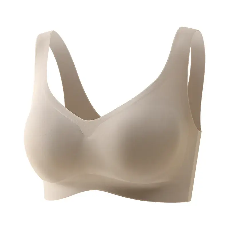 Full-Cup Wireless Bra for Women, Latex, Anti-Sagging, Breathable - Image 9