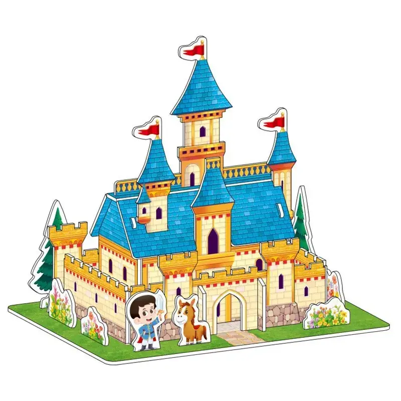 3D Jigsaw Puzzle Toy Helicopter Paper Foam Medium - Image 10