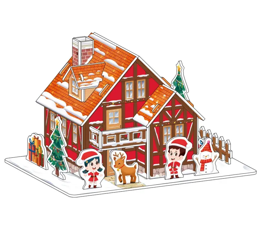 271 Christmas Villa Medium 14*21