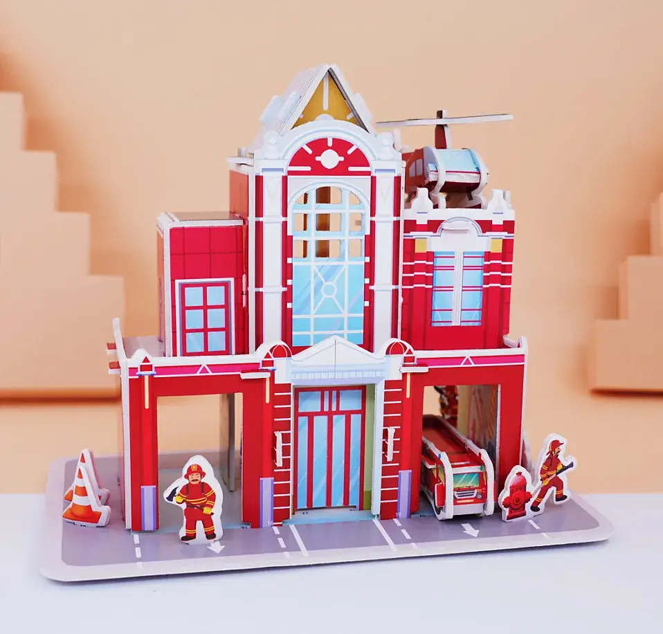 1076 Fire Station Medium 14*21