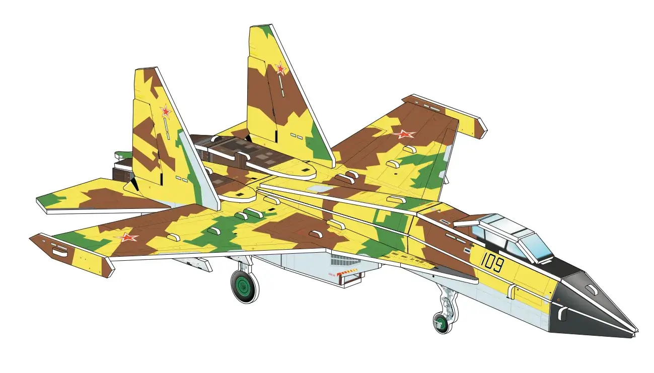 3D Jigsaw Puzzle Toy Helicopter Paper Foam Medium - Image 34