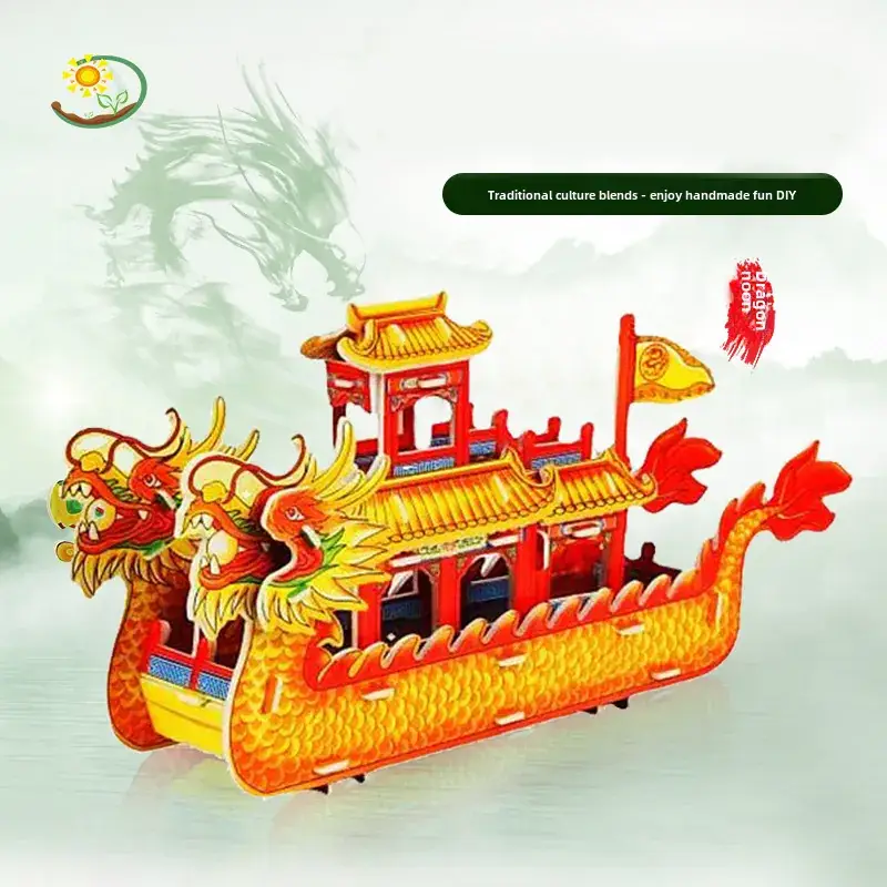 3D Jigsaw Puzzle Toy Helicopter Paper Foam Medium - Image 37