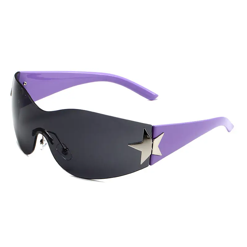 European Fashion Framed Sunglasses with 5-Pallete Star Design - Image 2