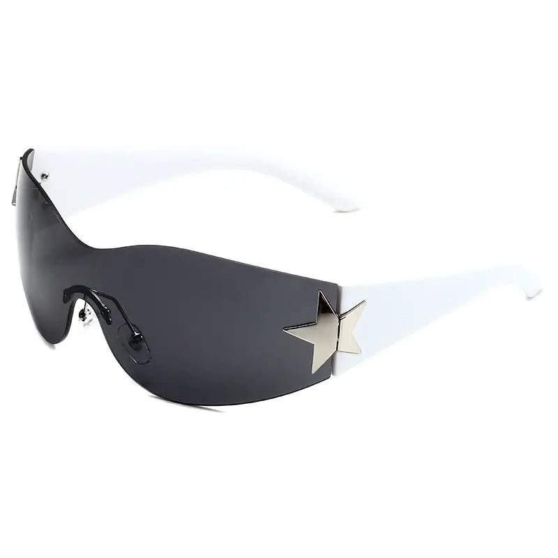 European Fashion Framed Sunglasses with 5-Pallete Star Design - Image 3