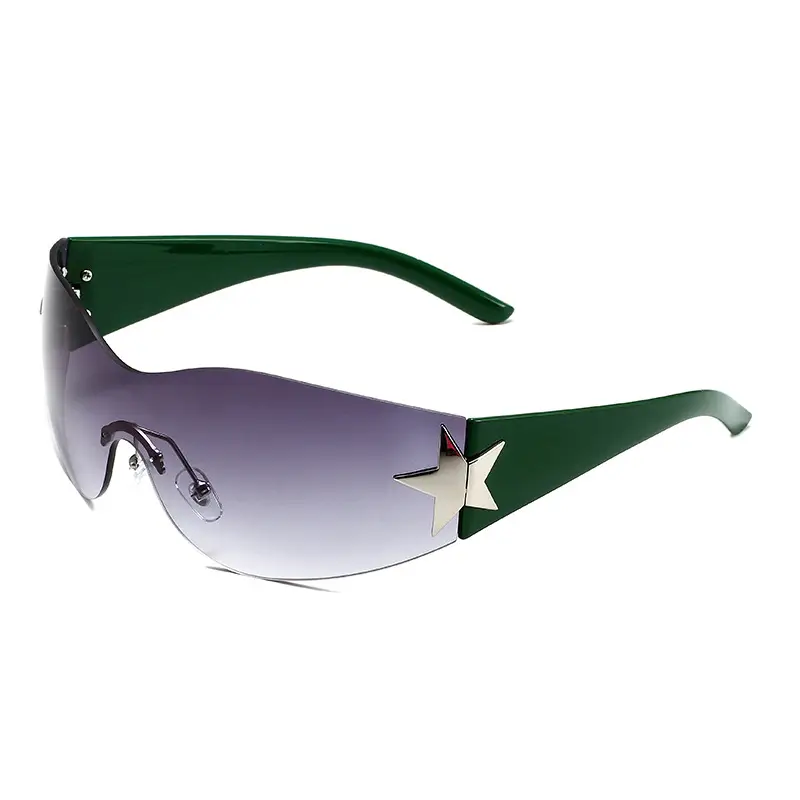 European Fashion Framed Sunglasses with 5-Pallete Star Design - Image 4