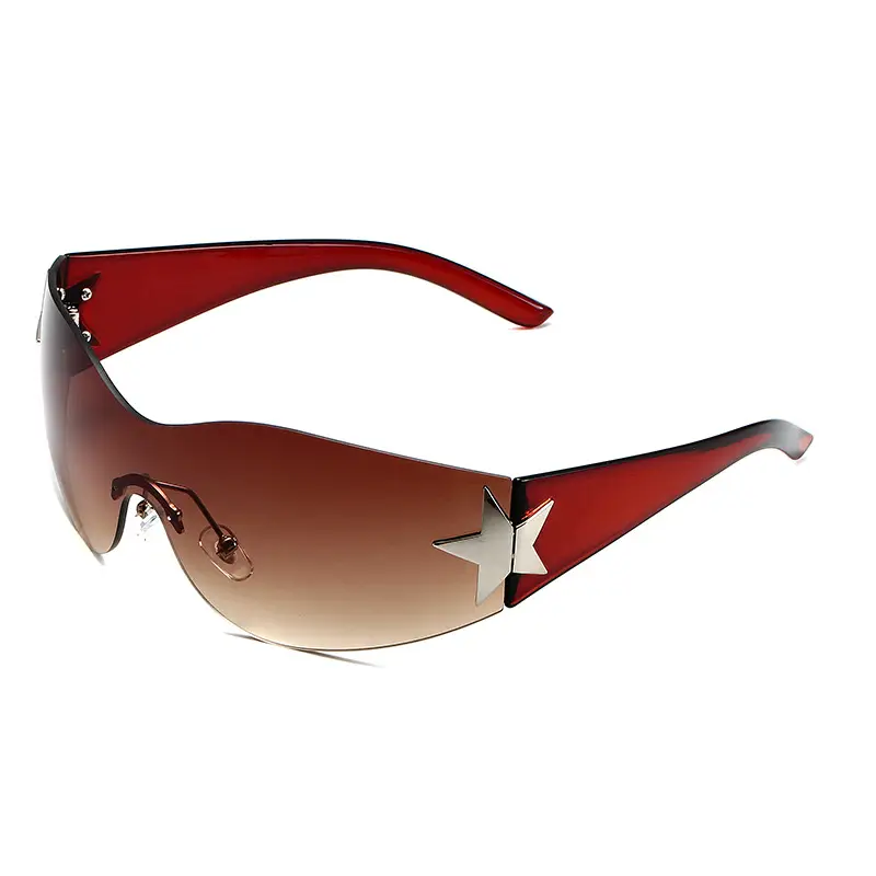 European Fashion Framed Sunglasses with 5-Pallete Star Design - Image 6